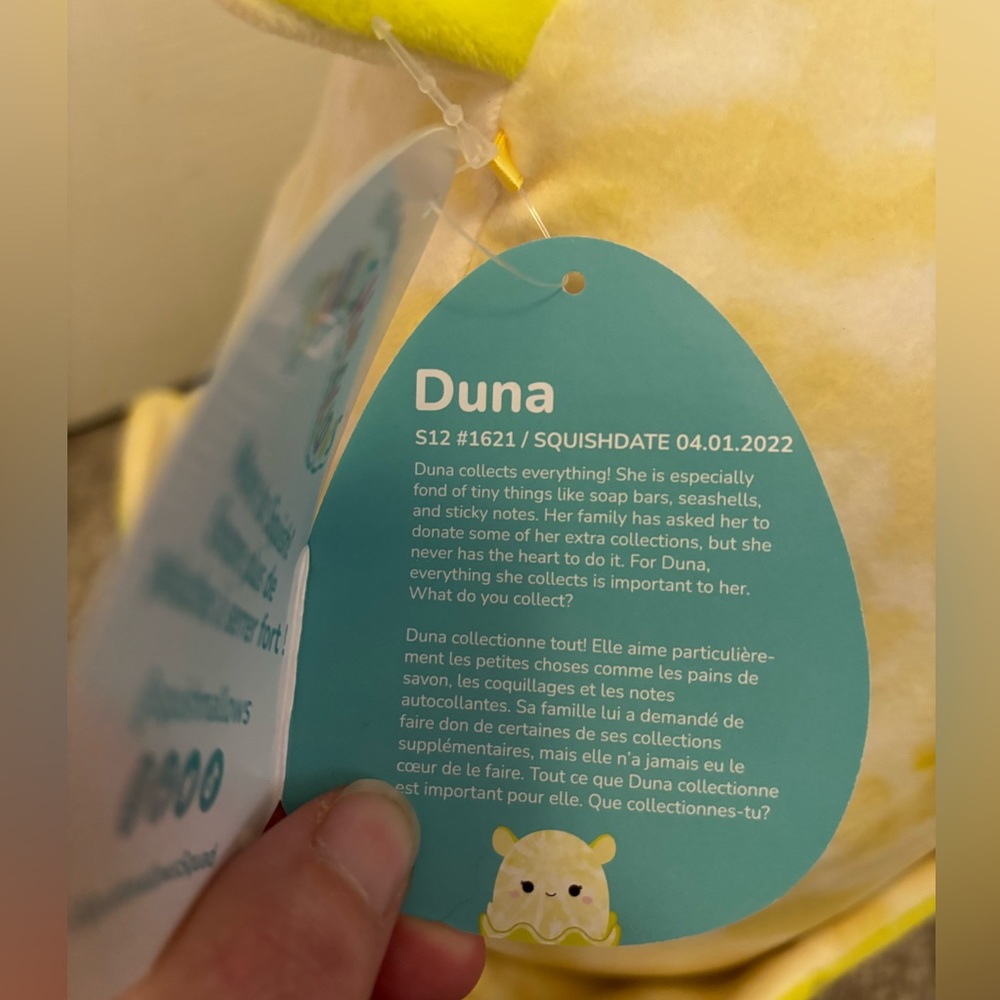 NWT 12” Duna the dumbo octopus Squishmallow - Picture 6 of 6